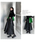 Splicing Zipper Flare Skirt